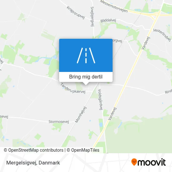 Mergelsigvej kort