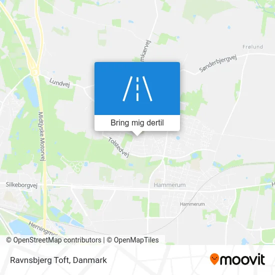 Ravnsbjerg Toft kort