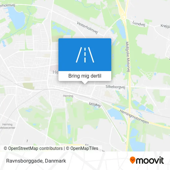 Ravnsborggade kort