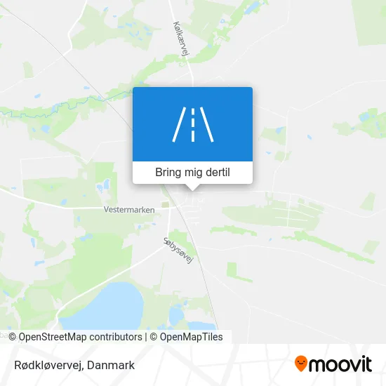 Rødkløvervej kort