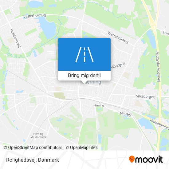 Rolighedsvej kort