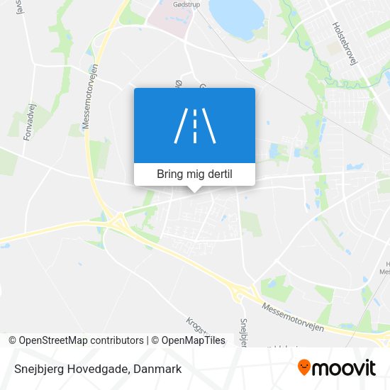Snejbjerg Hovedgade kort