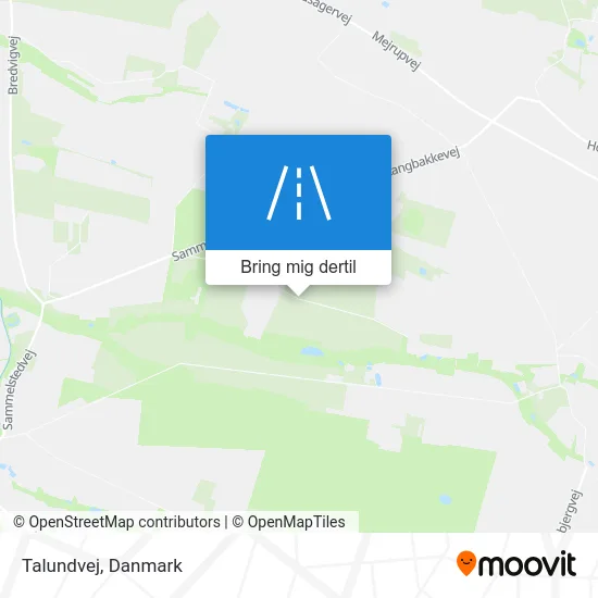 Talundvej kort