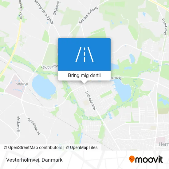 Vesterholmvej kort