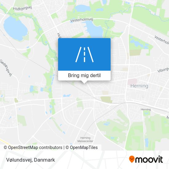 Vølundsvej kort