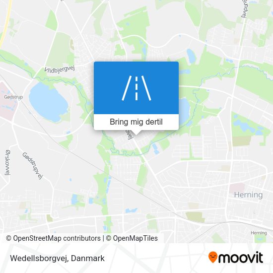 Wedellsborgvej kort