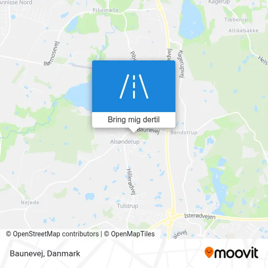 Baunevej kort