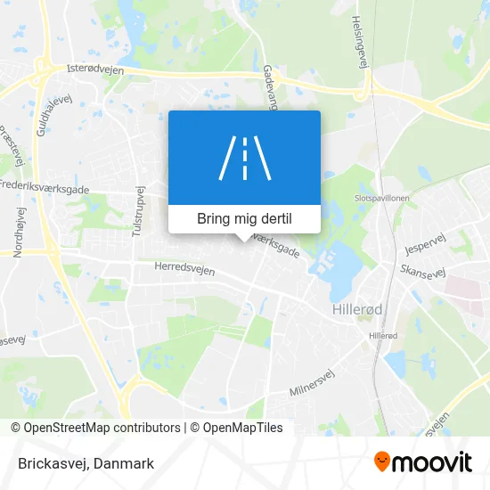 Brickasvej kort