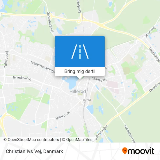 Christian Ivs Vej kort