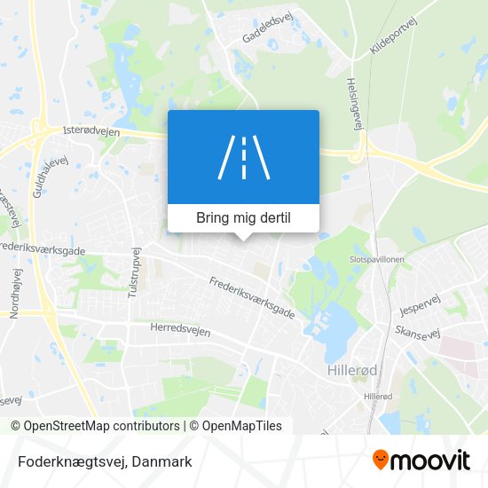 Foderknægtsvej kort