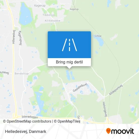 Helledesvej kort