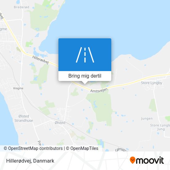 Hillerødvej kort