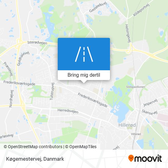 Køgemestervej kort