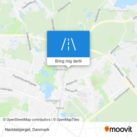 Nøddebjerget kort