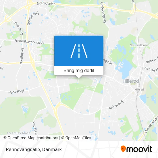 Rønnevangsallé kort