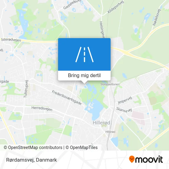 Rørdamsvej kort