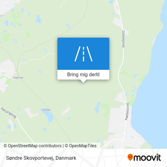 Søndre Skovportevej kort