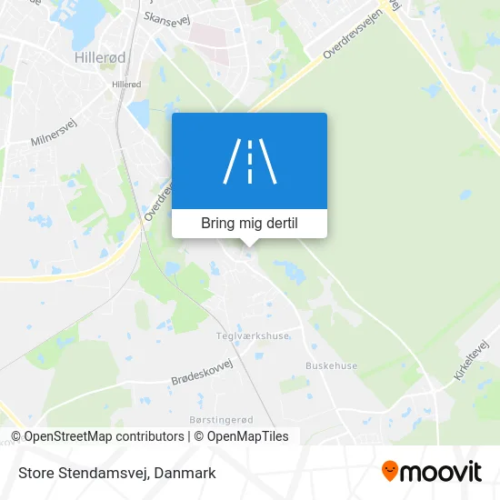Store Stendamsvej kort