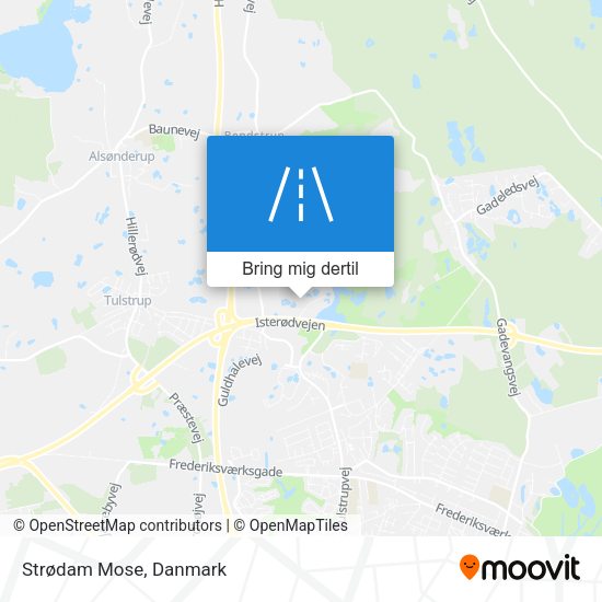 Strødam Mose kort