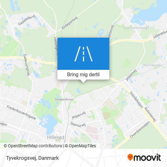 Tyvekrogsvej kort