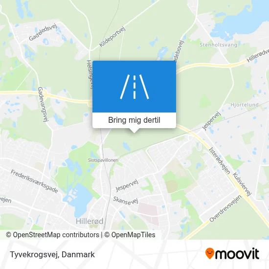 Tyvekrogsvej kort