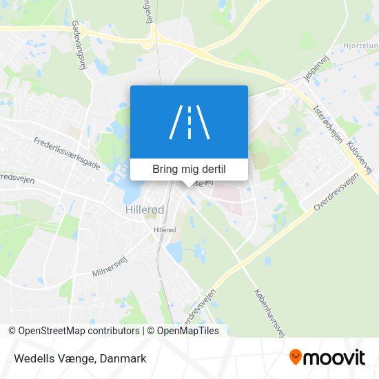 Wedells Vænge kort