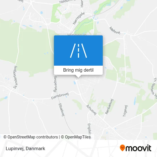 Lupinvej kort