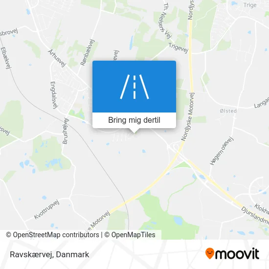 Ravskærvej kort