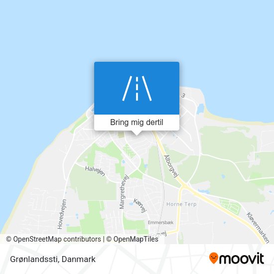 Grønlandssti kort
