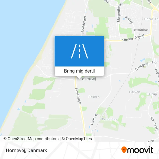 Hornevej kort