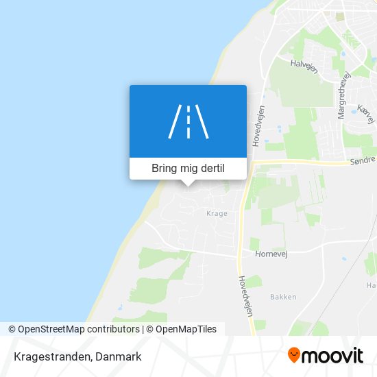 Kragestranden kort