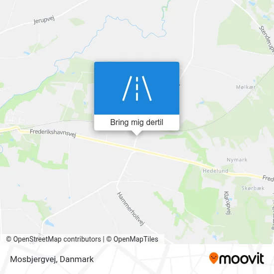 Mosbjergvej kort
