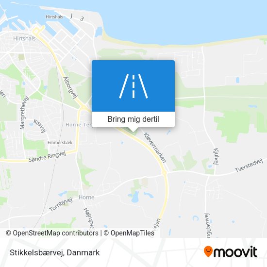 Stikkelsbærvej kort