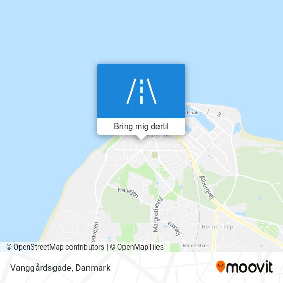 Vanggårdsgade kort