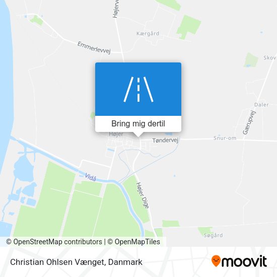 Christian Ohlsen Vænget kort