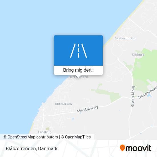 Blåbærrenden kort