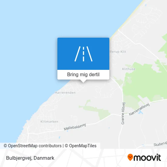 Bulbjergvej kort