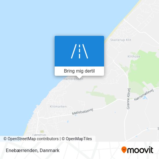 Enebærrenden kort