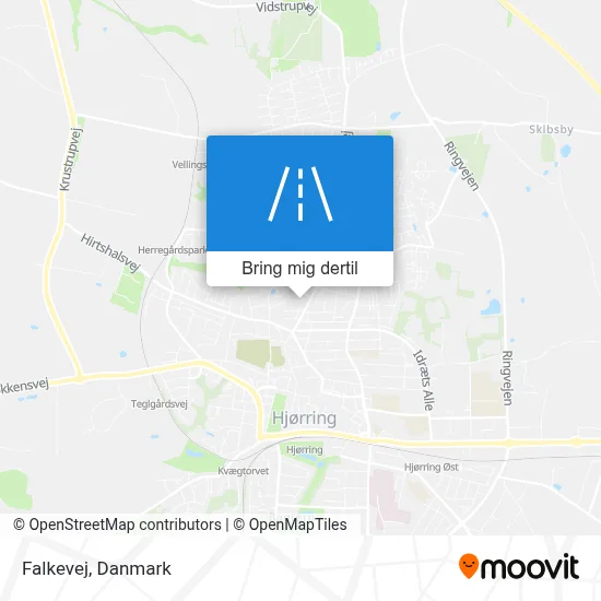 Falkevej kort