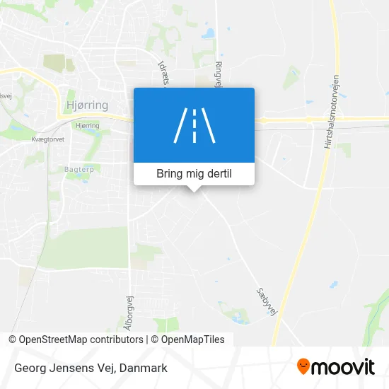 Georg Jensens Vej kort