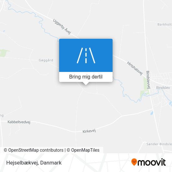 Hejselbækvej kort