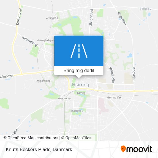 Knuth Beckers Plads kort