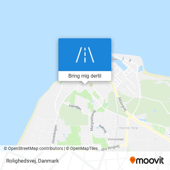 Rolighedsvej kort