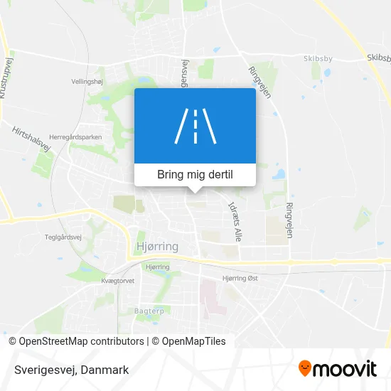 Sverigesvej kort