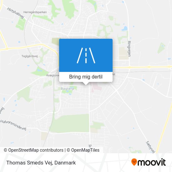 Thomas Smeds Vej kort