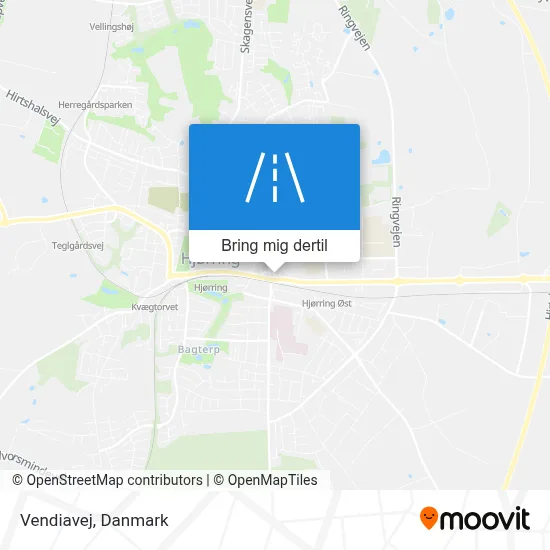 Vendiavej kort