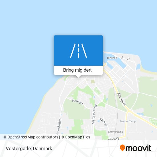 Vestergade kort