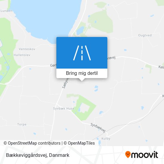 Bækkeviggårdsvej kort