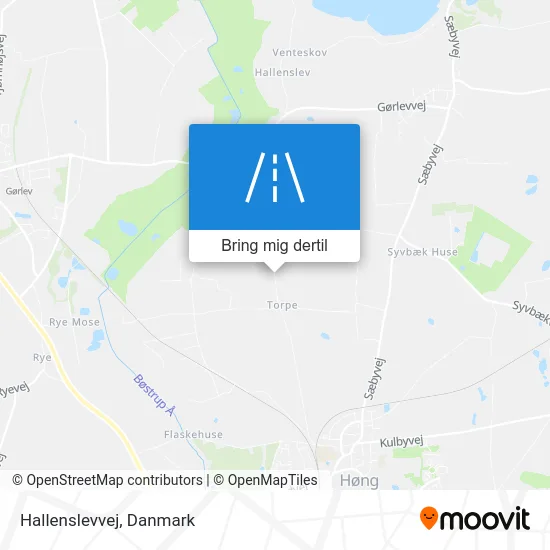 Hallenslevvej kort