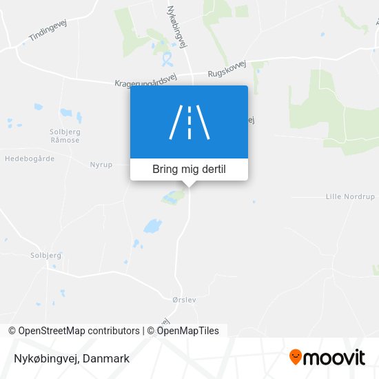 Nykøbingvej kort